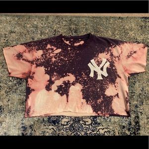 Vintage Yankee Joe DiMaggio Cut Off Up Cycled T